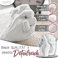 GipsME 3D Handabdruck Set Paare — Bild 5