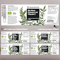natural elements Bio Maca Schwarz 180 Kapseln — Bild 4