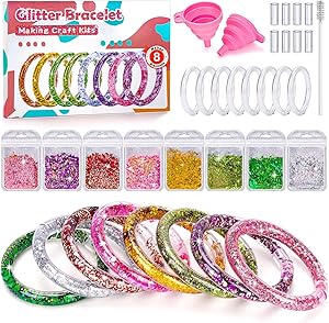 lelechong Glitzer-Armband-Bastelset (8er-Set) Test & Bewertung