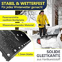 Masko Schneeschieber mit Rädern 74 cm — Bild 6