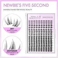 VEYESBEAUTY Wimperncluster Manga 8-18mm — Bild 2