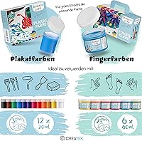 CreaTek Fingerfarben Kinder 6x60ml — Bild 7