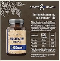 CDF Sports & Health Magnesium Komplex 400mg 300 Kapseln — Bild 2