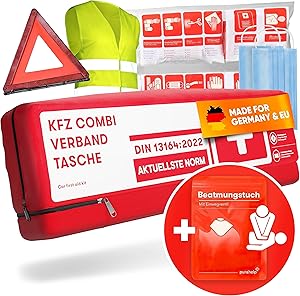 PURAHELP KFZ Kombitasche DIN 13164 Test & Bewertung