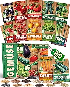 ZenGreens Bio Gemüsesamen Set (15 Sorten) Test & Bewertung