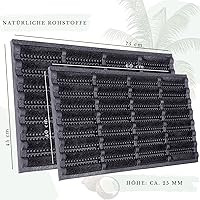 Hanse Home Brushes Fußmatte Kokos/Gummi 40x60cm — Bild 3