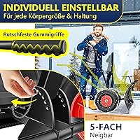 Masko Schneeschieber mit Rädern 74 cm — Bild 4