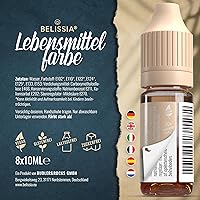 Belissia Lebensmittelfarbe Set 8x10ml — Bild 7