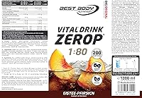 Best Body Nutrition Vital Drink ZEROP Eistee-Pfirsich 1000 ml — Bild 5