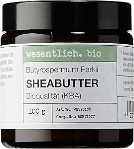 wesentlich. Sheabutter BIO 100g Test & Bewertung