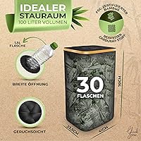 Glückstoff Pfandflaschen Sammelbehälter 100 Liter — Bild 3